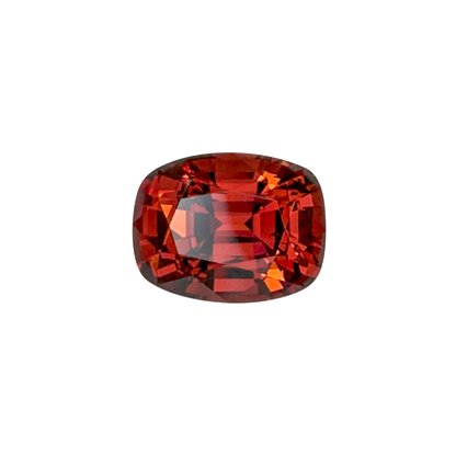9.36ct Cushion Deep Orange-Red Malaya Garnet