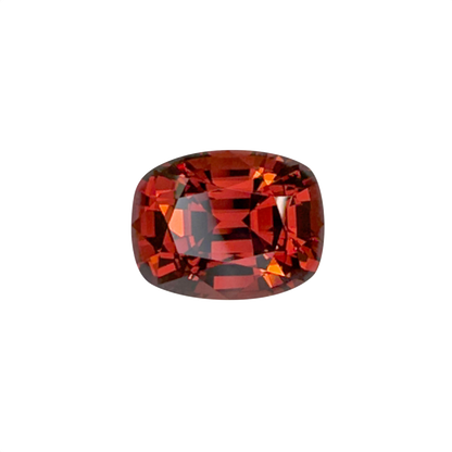 9.36ct Cushion Deep Orange-Red Malaya Garnet