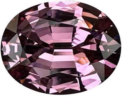 4.93ct Oval Light Pink Malaya Garnet