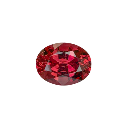5.76ct Oval Deep Pink Malaya Garnet