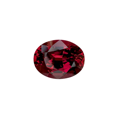 5.76ct Oval Deep Pink Malaya Garnet
