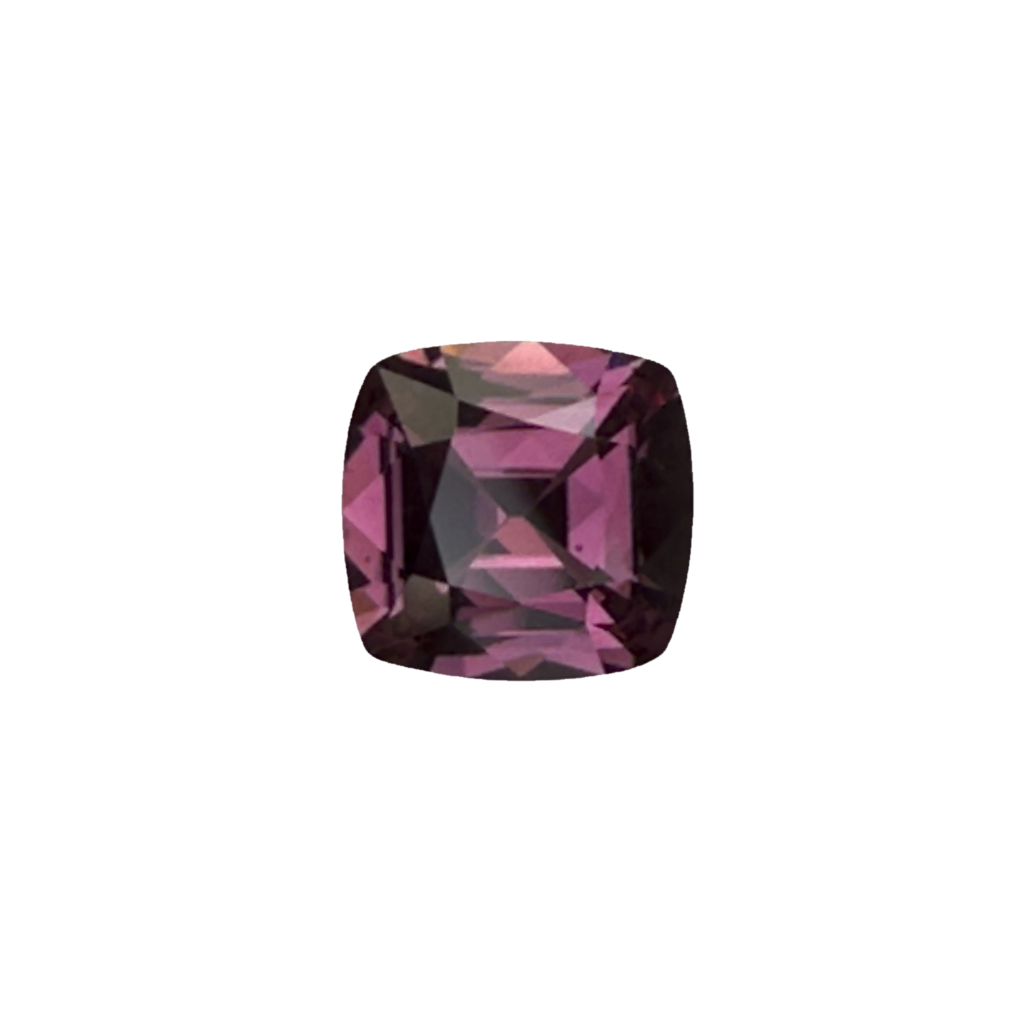 2.02ct Cushion Peach Malaya Garnet