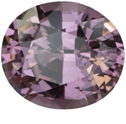 3.65ct Oval Mauve Malaya Garnet