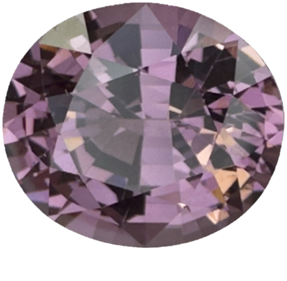 3.65ct Oval Mauve Malaya Garnet