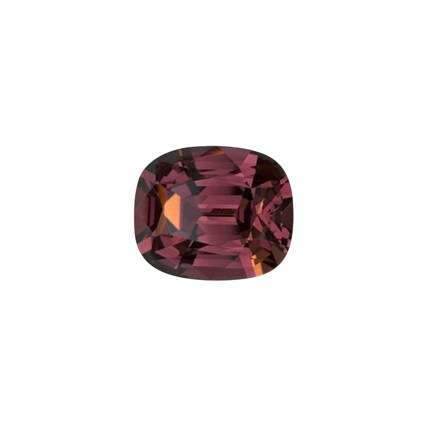 4.03ct Cushion Deep Orange Malaya Garnet