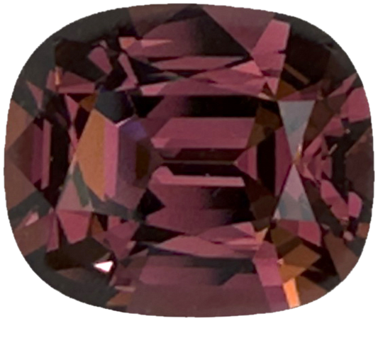 4.03ct Cushion Deep Orange Malaya Garnet