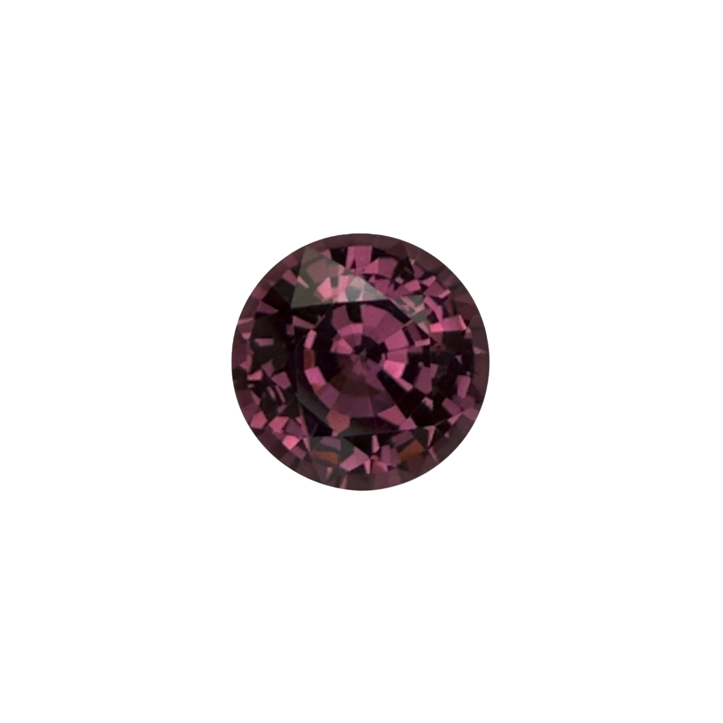 5.39ct Round Mauve Malaya Garnet