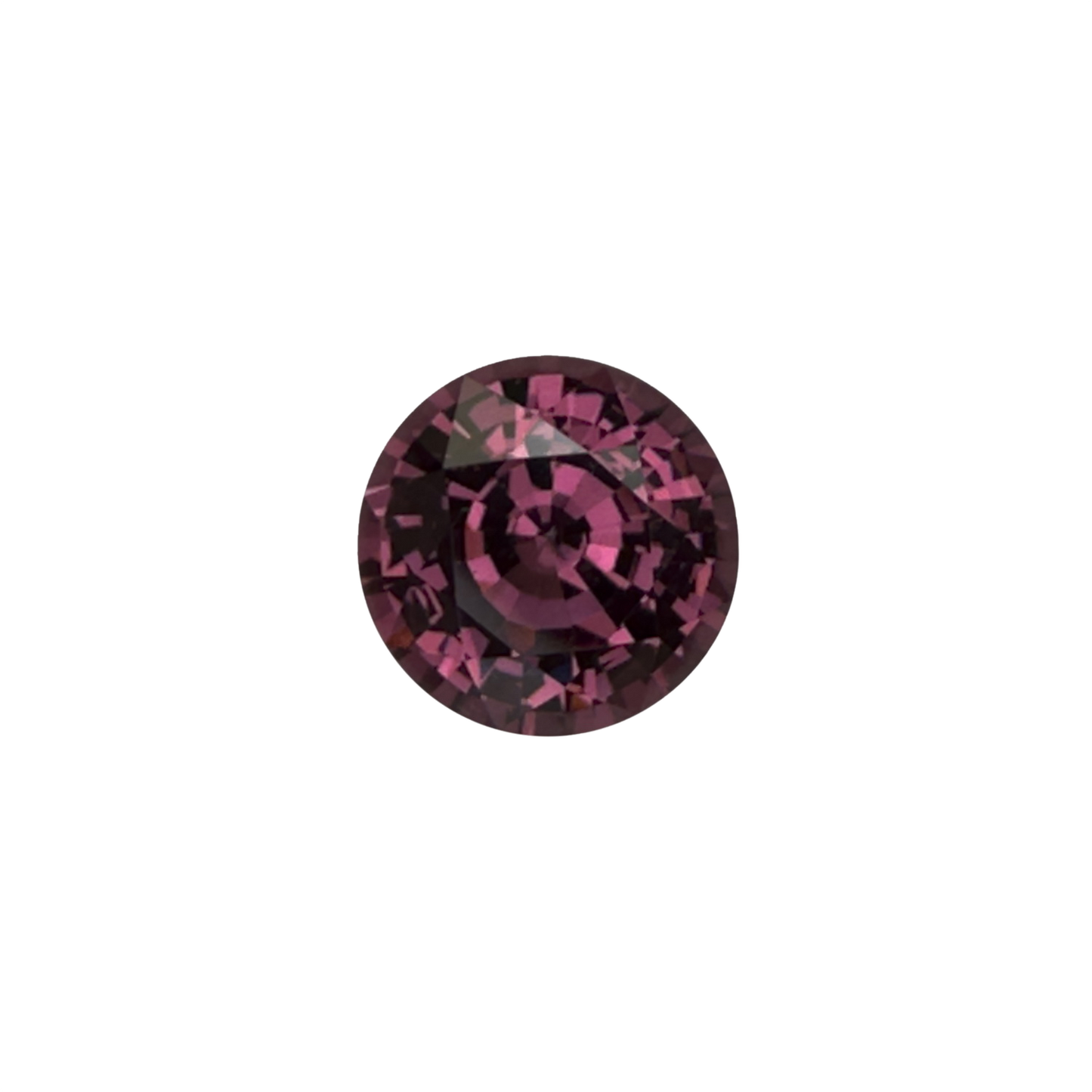 5.39ct Round Mauve Malaya Garnet