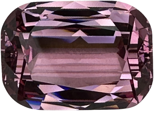26.34ct Cushion Peach Malaya Garnet