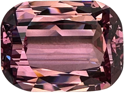 26.34ct Cushion Peach Malaya Garnet