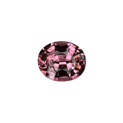10x8mm Oval Peach Malaya Garnet