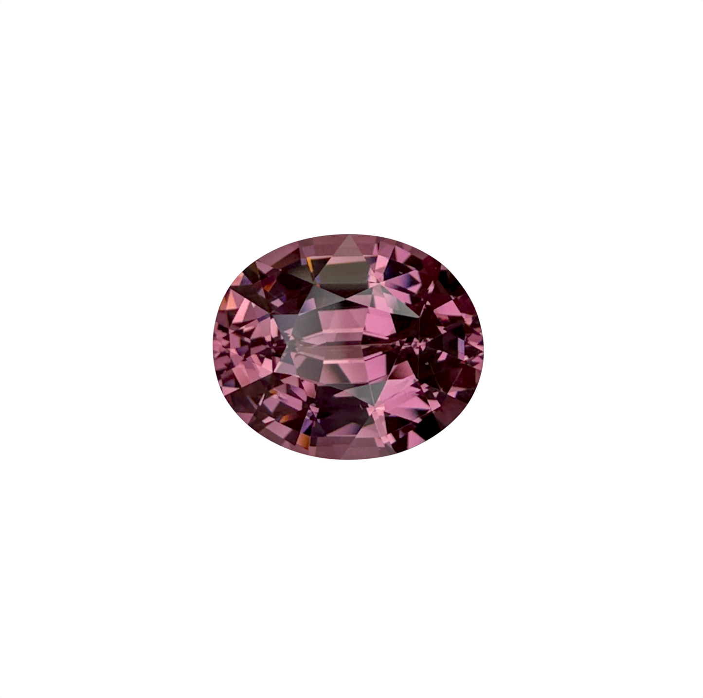 10x8mm Oval Peach Malaya Garnet