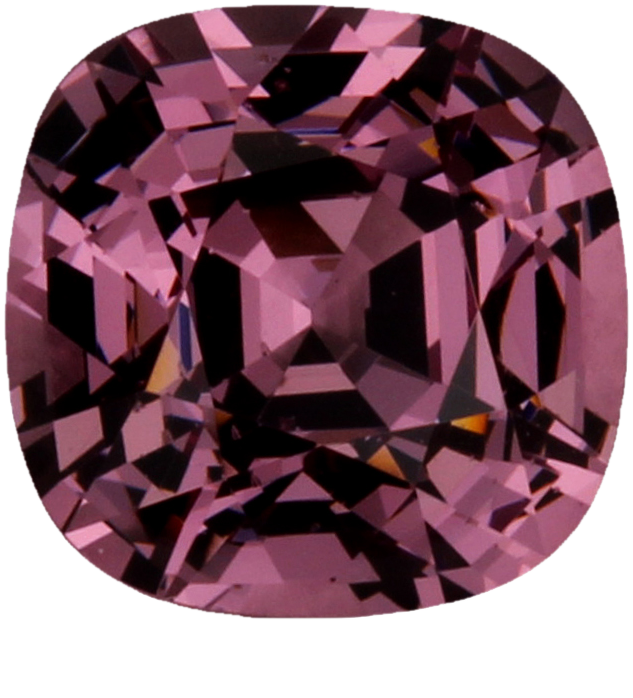 10x8mm Cushion Light Pink Malaya Garnet