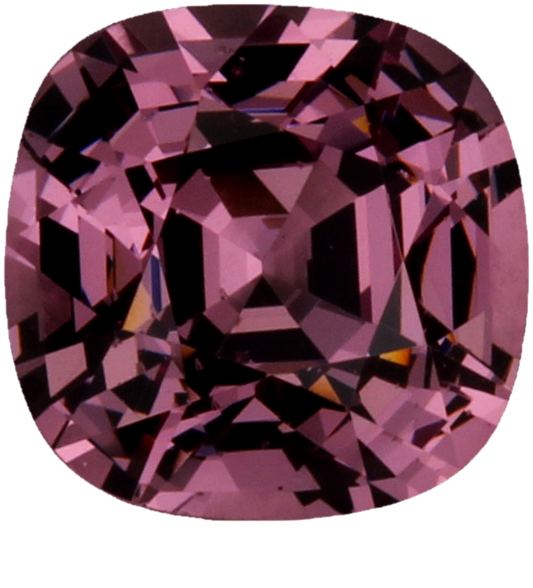 10x8mm Cushion Light Pink Malaya Garnet