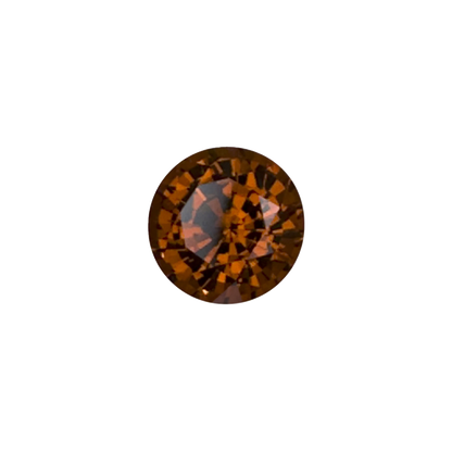 8.3mm Round Deep Orange Malaya Garnet
