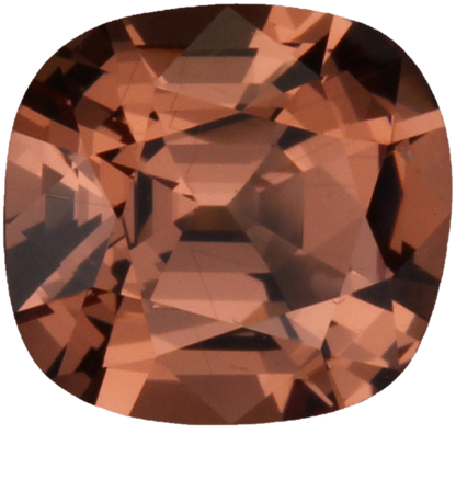 2.48ct Cushion Peach Malaya Garnet