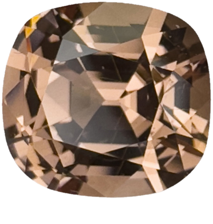 2.48ct Cushion Peach Malaya Garnet