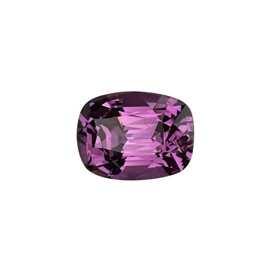 2.41ct Cushion Deep Pink Malaya Garnet