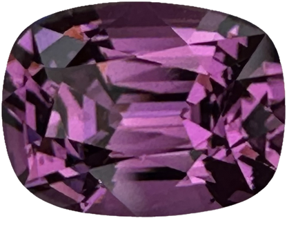 2.41ct Cushion Deep Pink Malaya Garnet