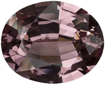 3.22ct Oval Peach Malaya Garnet