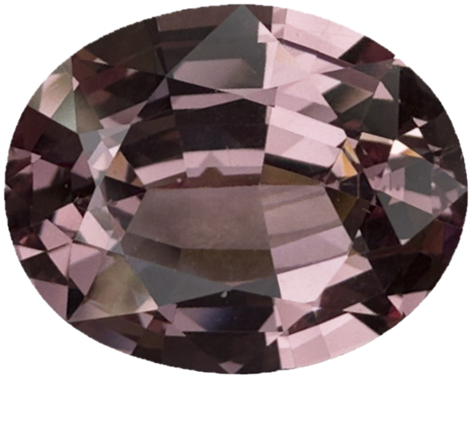 3.22ct Oval Peach Malaya Garnet