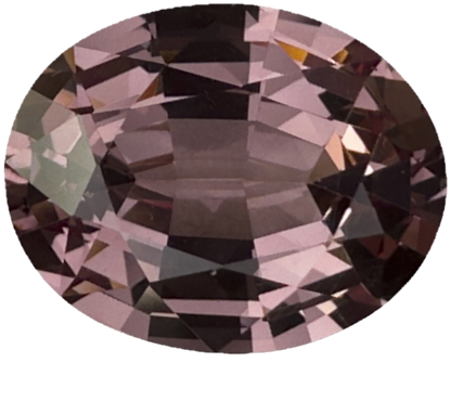 3.22ct Oval Peach Malaya Garnet