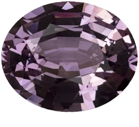 2.32ct Oval Light Pink Malaya Garnet