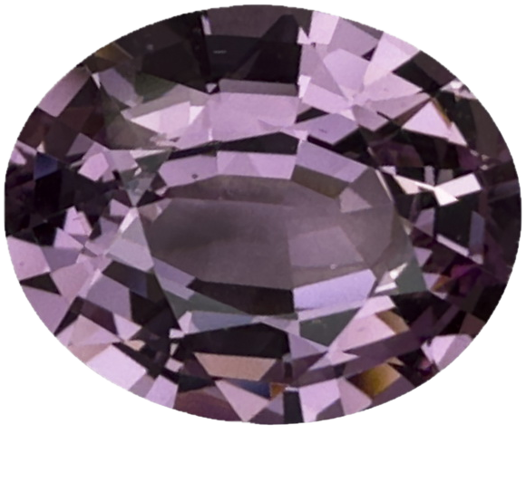 2.32ct Oval Light Pink Malaya Garnet