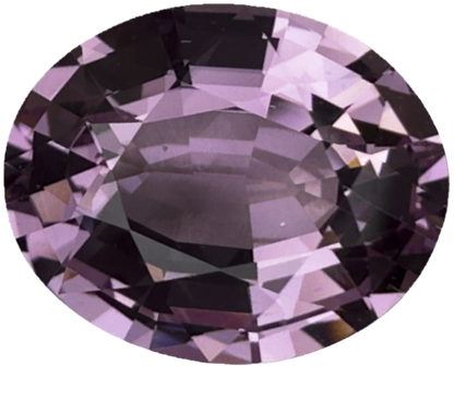 2.32ct Oval Light Pink Malaya Garnet
