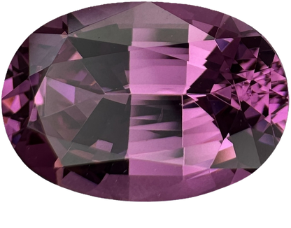 2.65ct Oval Light Pink Malaya Garnet