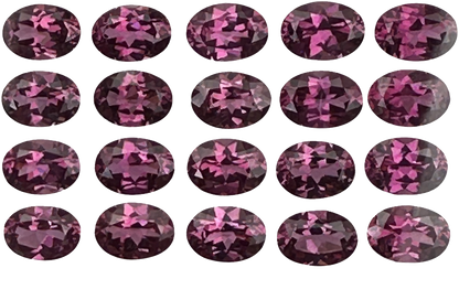 7x5mm Oval Magenta Garnet