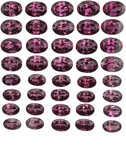 7x5mm Oval Magenta Garnet