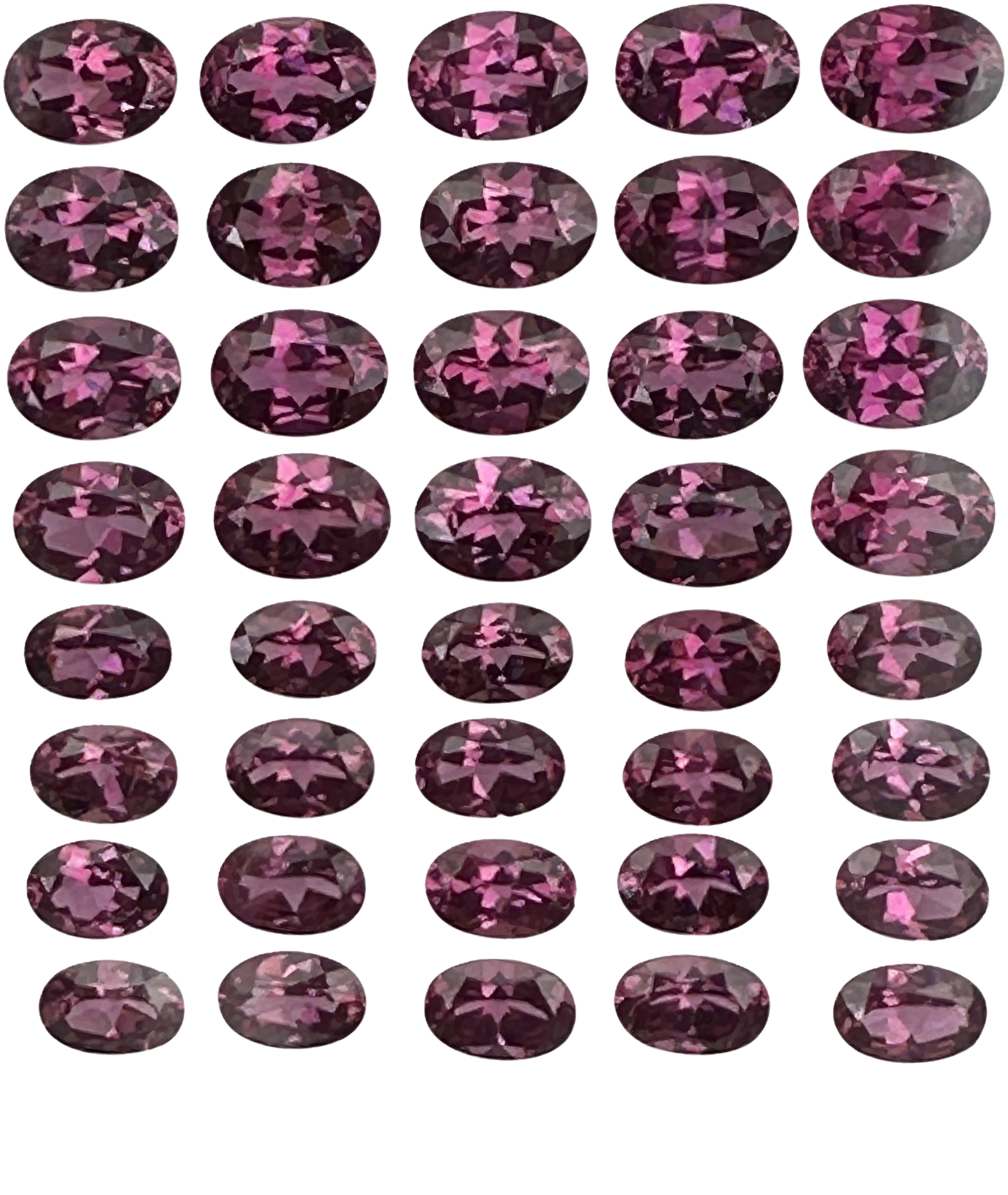 6x4mm Oval Magenta Garnet