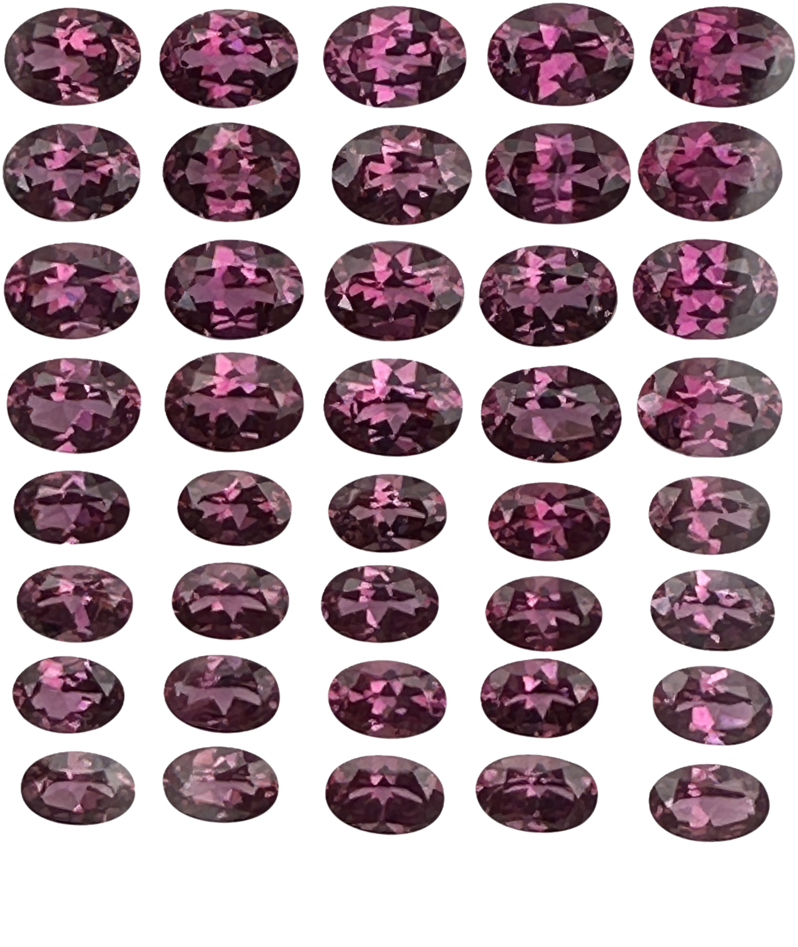 6x4mm Oval Magenta Garnet