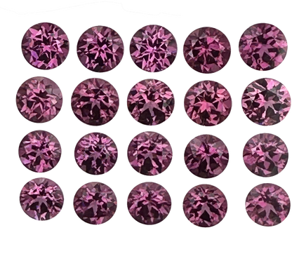 5.5mm Round Magenta Garnet