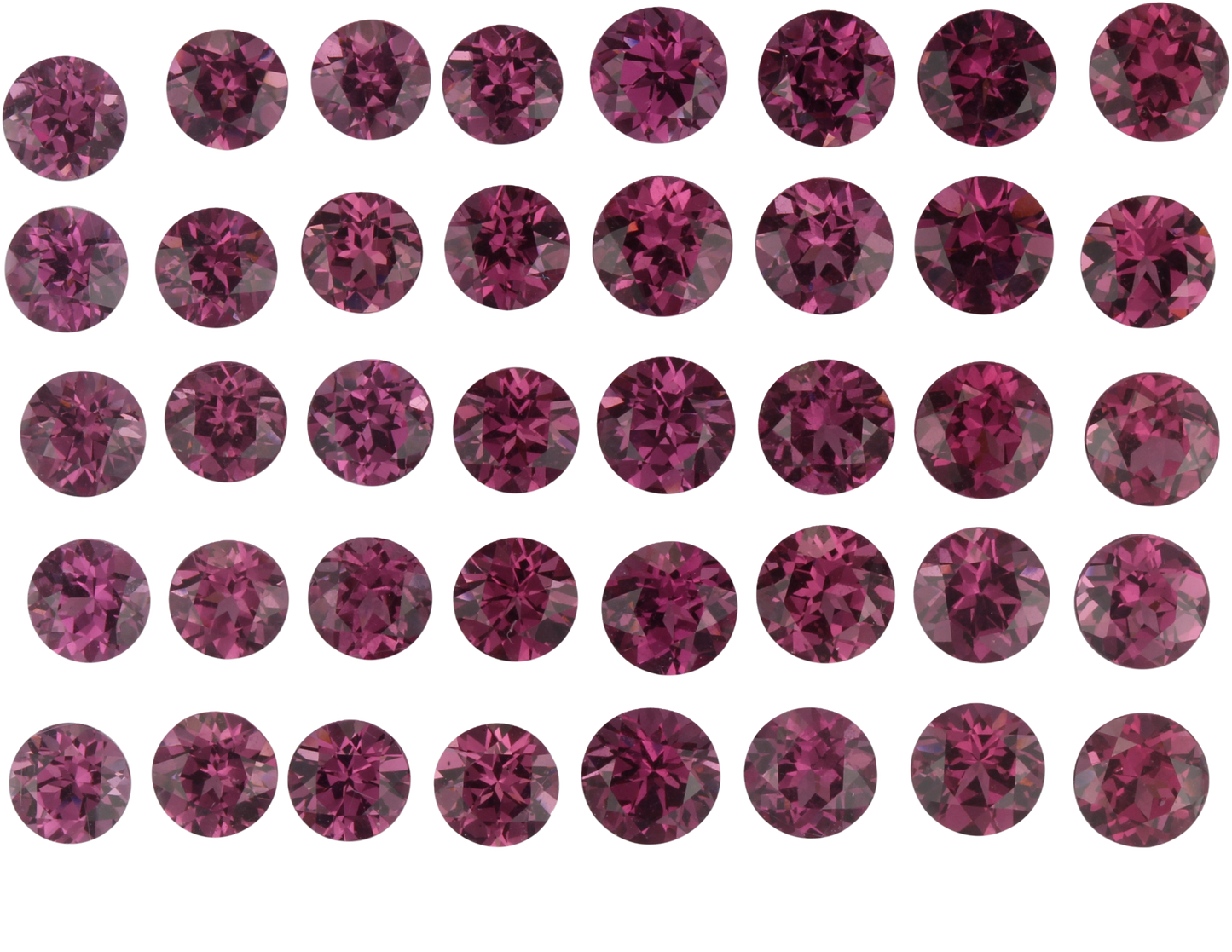 4.5mm Round Magenta Garnet