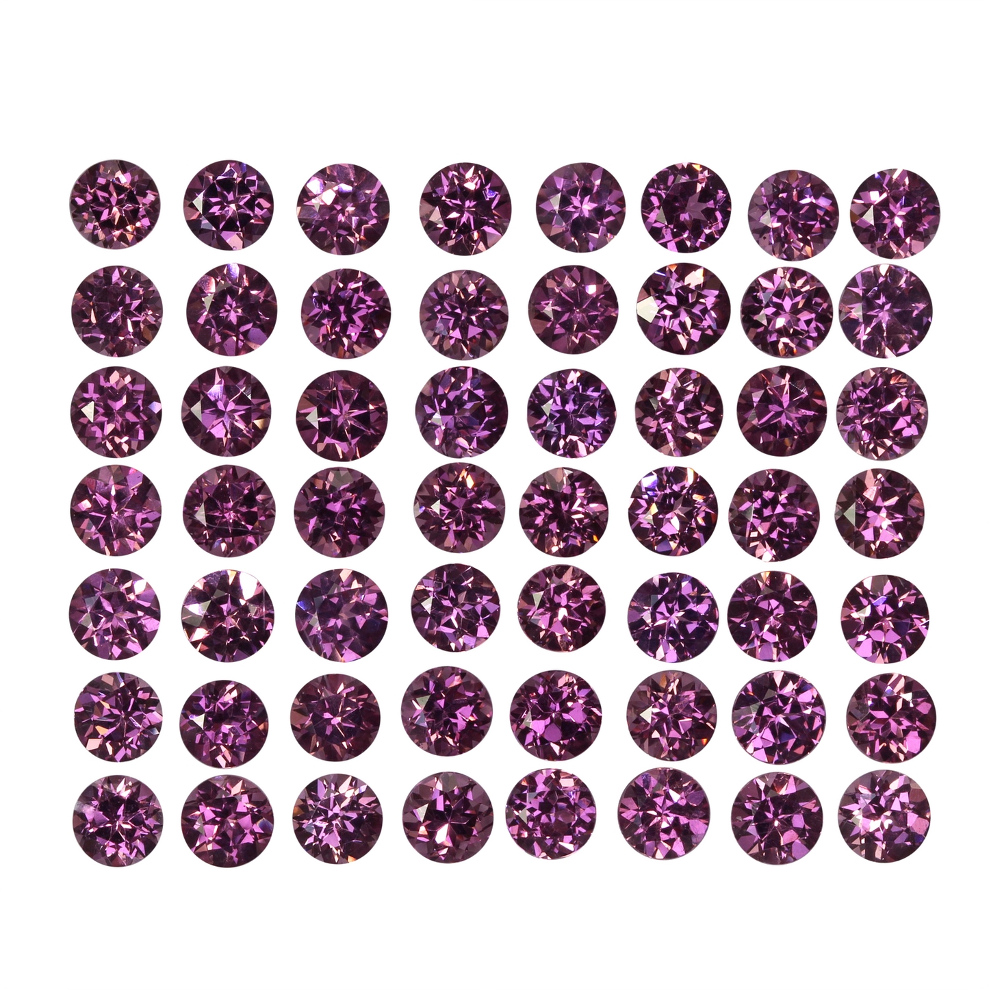 4mm Round Magenta Garnet