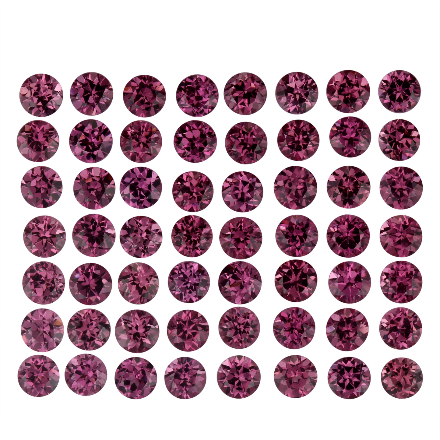 4mm Round Magenta Garnet