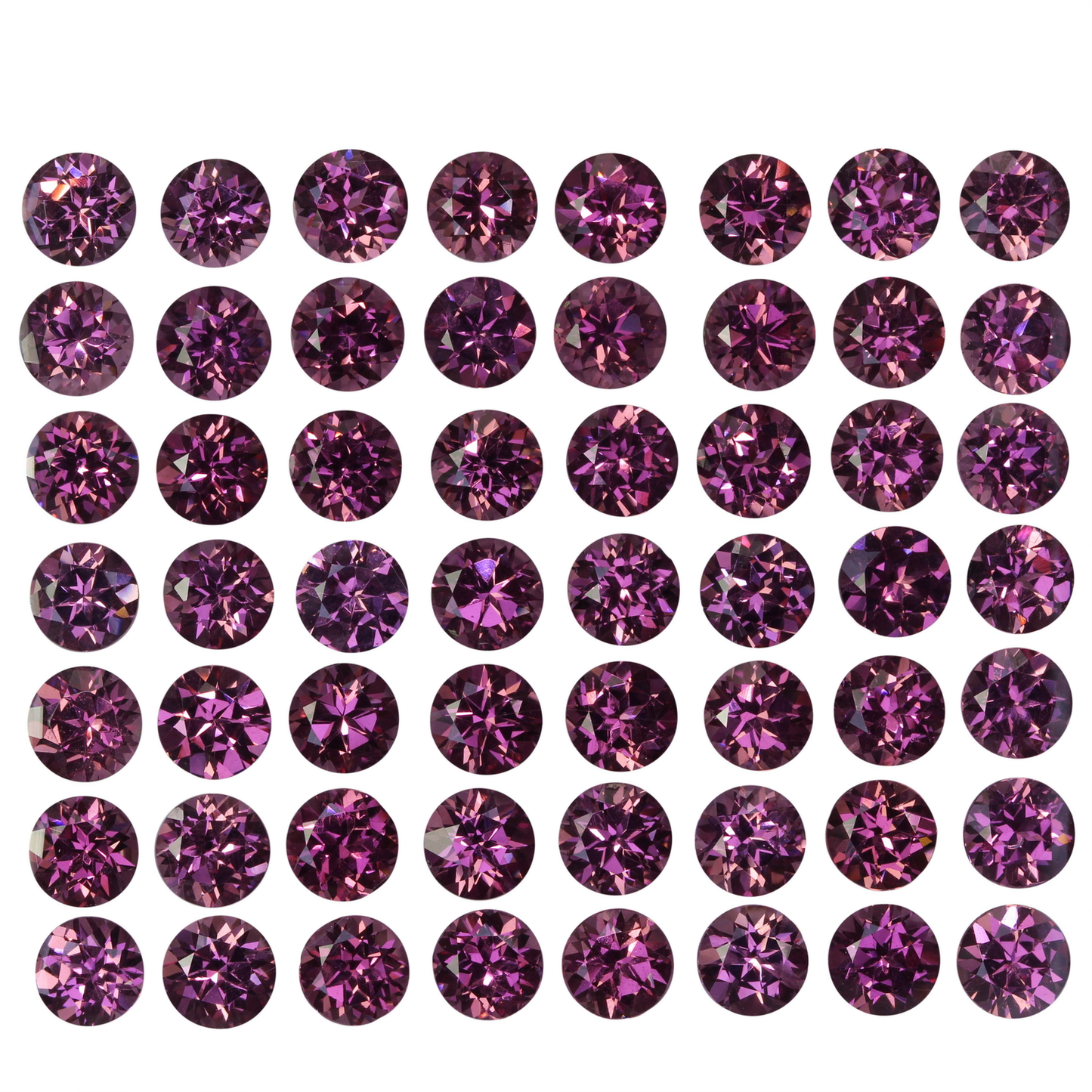 5.0mm Round Magenta Rhodolite