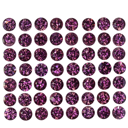 5.0mm Round Magenta Rhodolite