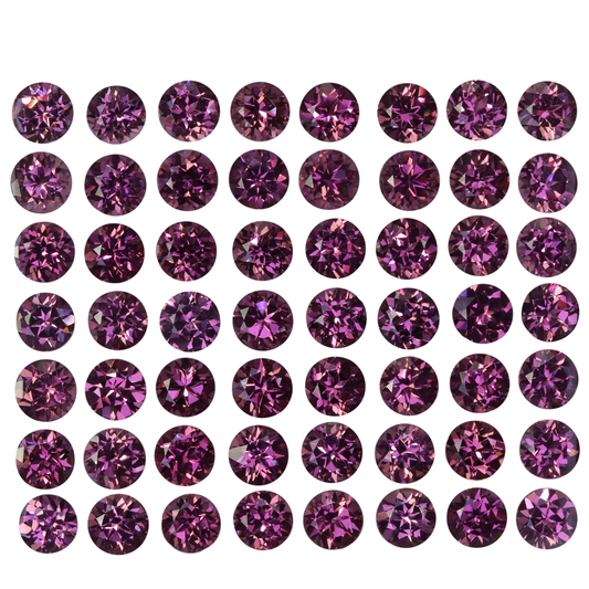 5.0mm Round Magenta Rhodolite