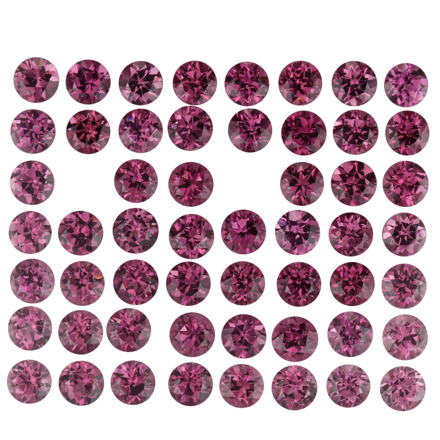 5.0mm Round Magenta Rhodolite