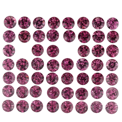 5.0mm Round Magenta Rhodolite