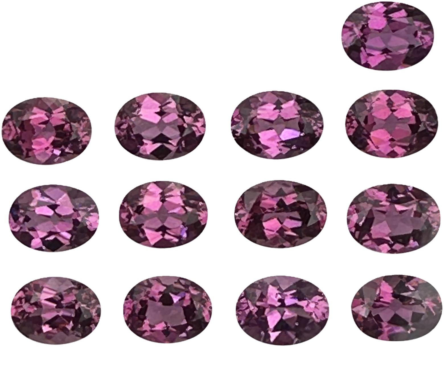 8x6mm Oval Magenta Rhodolite