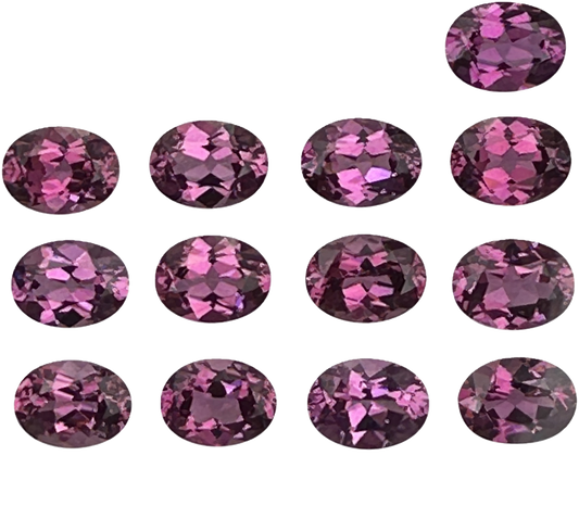 8x6mm Oval Magenta Rhodolite
