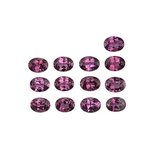 8x6mm Oval Magenta Rhodolite