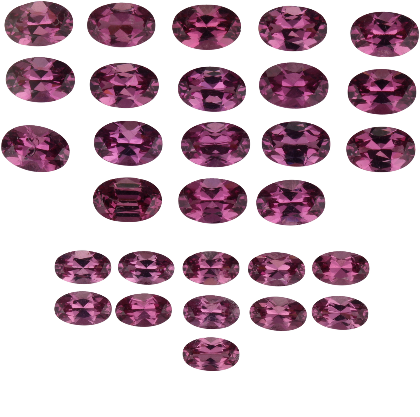 6x4mm Oval Magenta Garnet