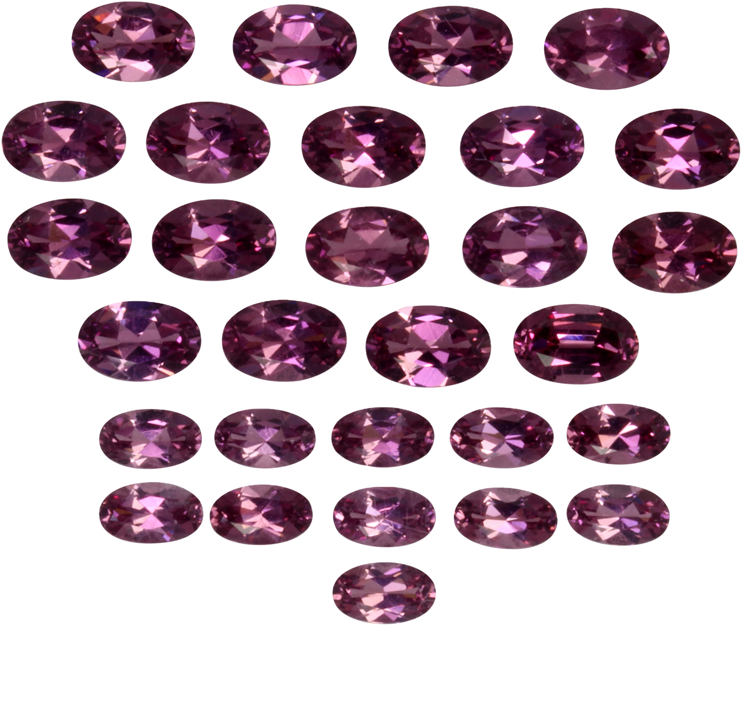 5x3mm Oval Magenta Garnet