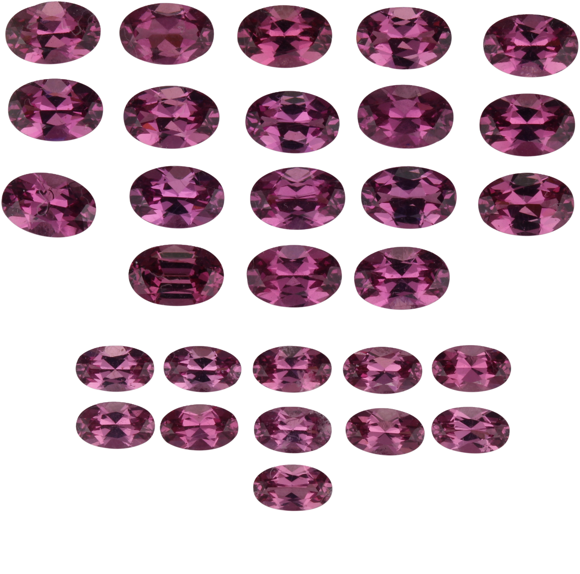 5x3mm Oval Magenta Garnet