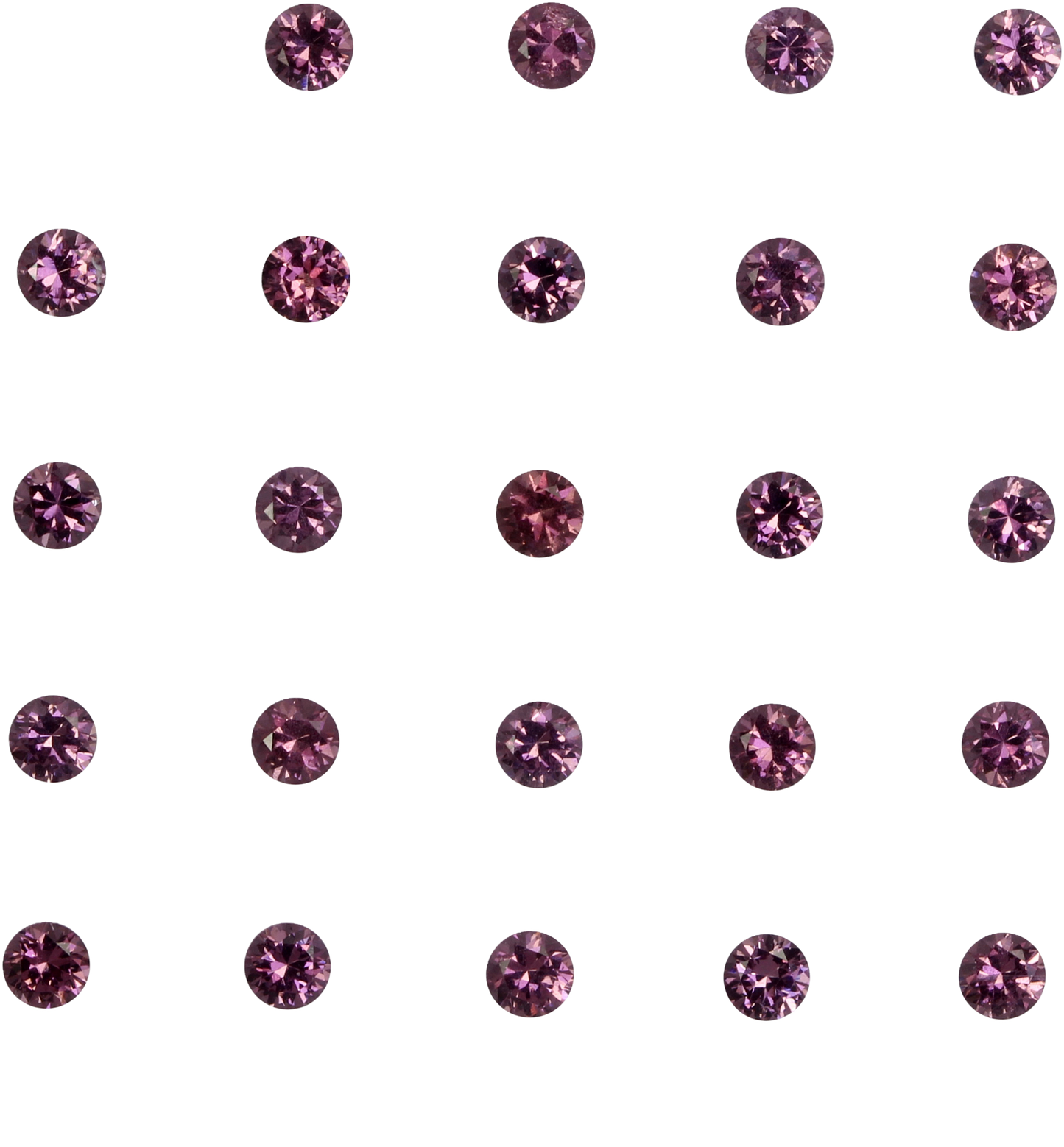 3mm Round Magenta Garnet